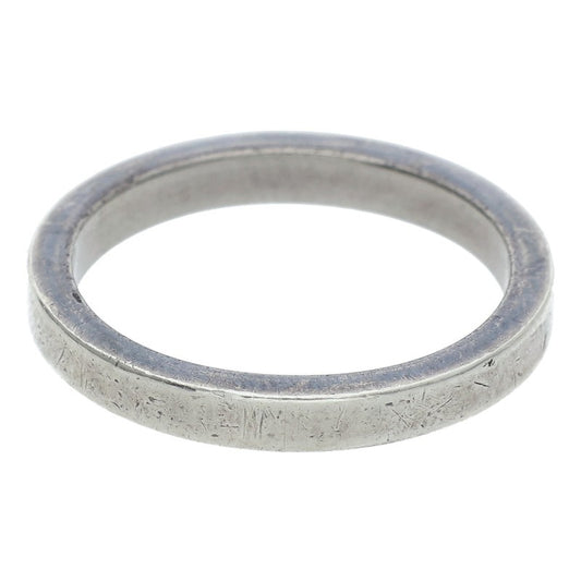 Maison Margiela Engraved Logo Silver Ring Size ONE SIZE