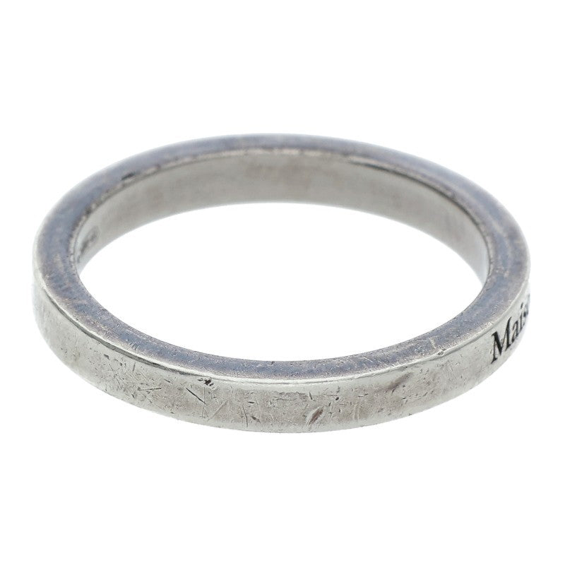 Maison Margiela Engraved Logo Silver Ring Size ONE SIZE