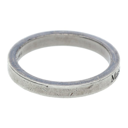 Maison Margiela Engraved Logo Silver Ring Size ONE SIZE