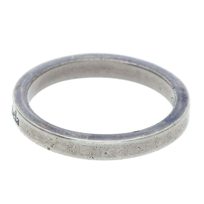 Maison Margiela Engraved Logo Silver Ring Size ONE SIZE