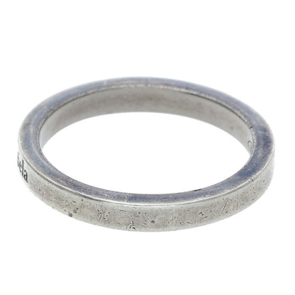 Maison Margiela Engraved Logo Silver Ring Size ONE SIZE
