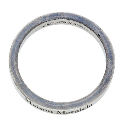 Maison Margiela Engraved Logo Silver Ring Size ONE SIZE