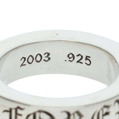 Chrome Hearts 6mm Spacer Forever Silver Ring Size ONE SIZE