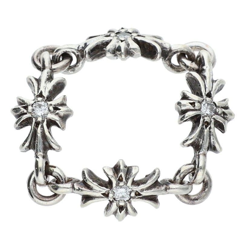 Chrome Hearts RING TNY E CH PLS DIA Ring Size US 6