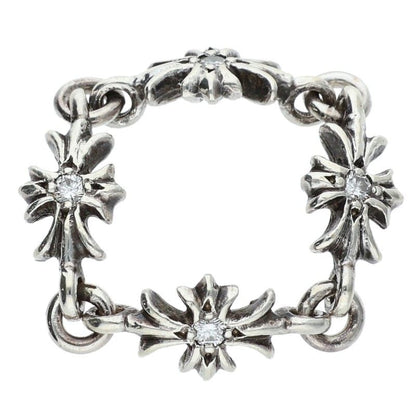 Chrome Hearts RING TNY E CH PLS DIA Ring Size US 6