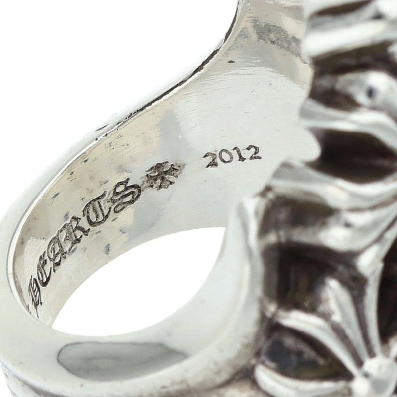 Chrome Hearts CHAIN MAIL LG Silver Ring Size 20.5