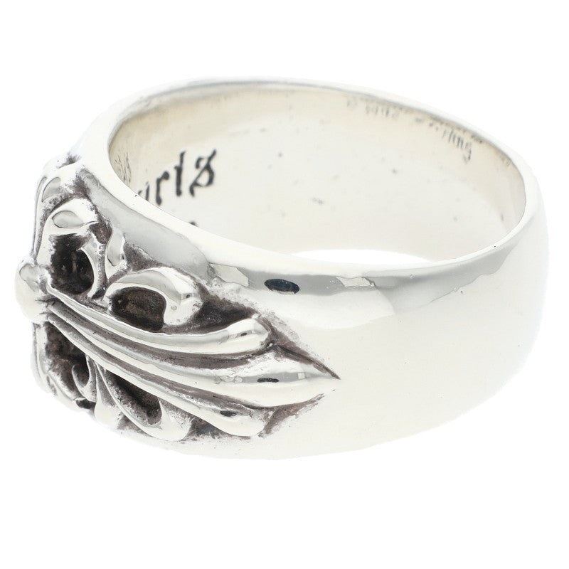 Chrome Hearts FLRL CRS Floral Cross Ring Size US 10