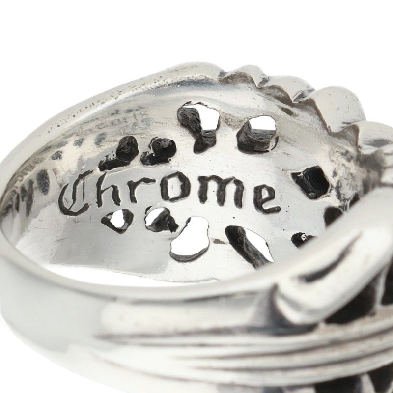 Chrome Hearts K&T Silver Ring Size ONE SIZE