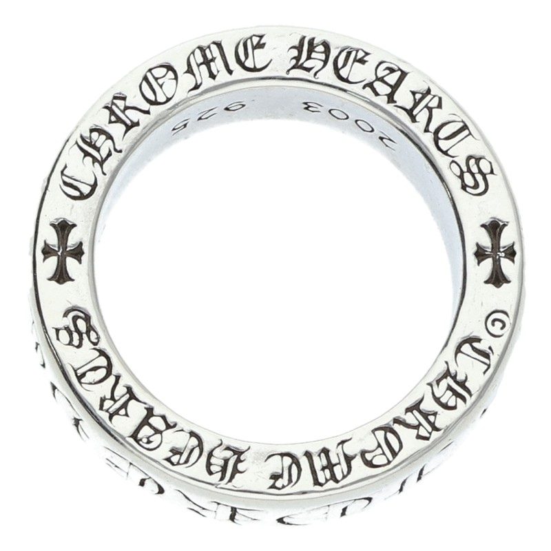 Chrome Hearts 6mm Spacer Forever Silver Ring Size US 5.5