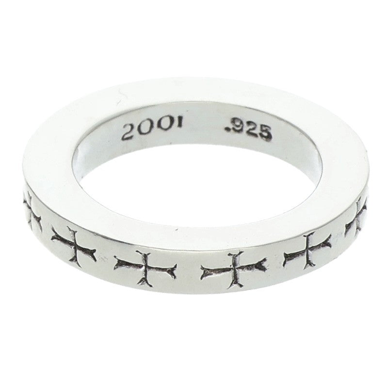 Chrome Hearts 3mm Spacer FUCKYOU Silver Ring Size 10.5