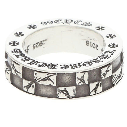Chrome Hearts 99 EYES 6mm Spacer Silver Ring Size 6.5