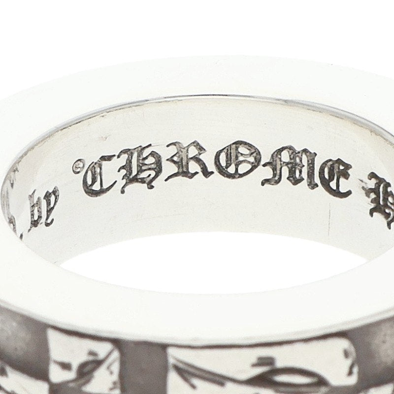 Chrome Hearts 99 EYES 6mm Spacer Silver Ring Size 6.5