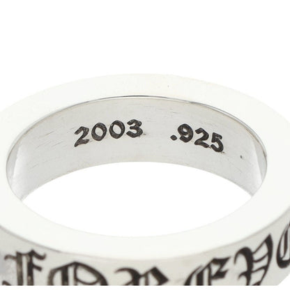 Chrome Hearts 6mm Spacer Forever Silver Ring Size ONE SIZE