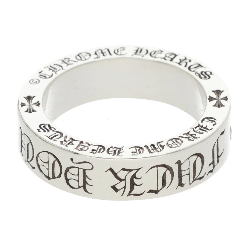 Chrome Hearts 6mm Spacer FUCKYOU Silver Ring Size 17.5