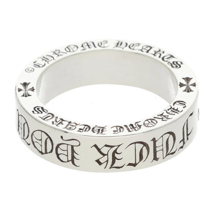 Chrome Hearts 6mm Spacer FUCKYOU Silver Ring Size 17.5