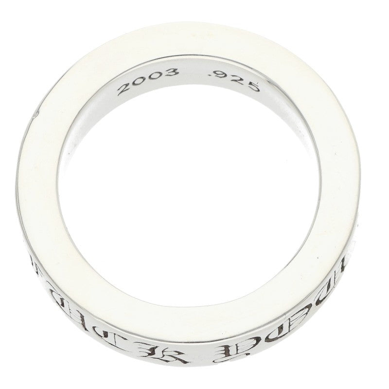 Chrome Hearts 6mm Spacer FUCKYOU Silver Ring Size 17.5