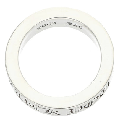 Chrome Hearts 6mm Spacer FUCKYOU Silver Ring Size 17.5