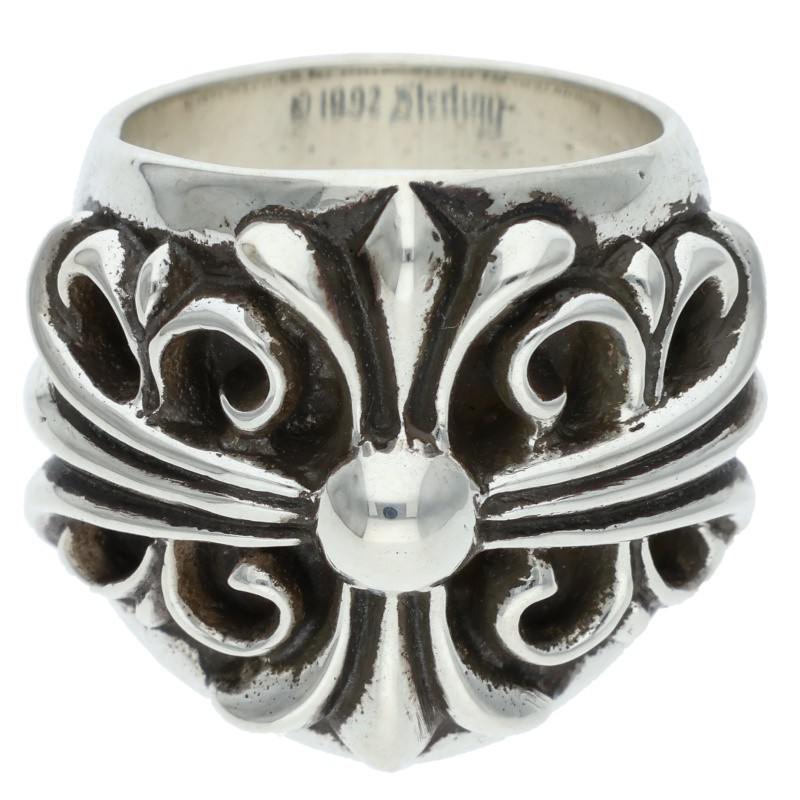 Chrome Hearts Keeper Sterling Silver Ring Size ONE SIZE
