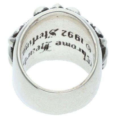Chrome Hearts Keeper Sterling Silver Ring Size ONE SIZE