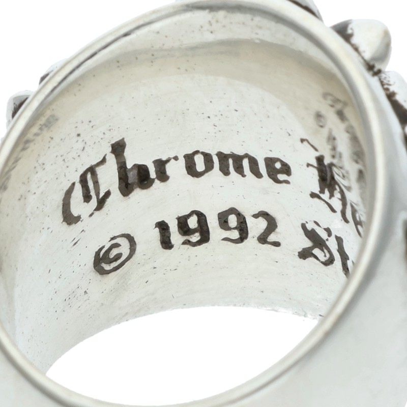 Chrome Hearts Keeper Sterling Silver Ring Size ONE SIZE