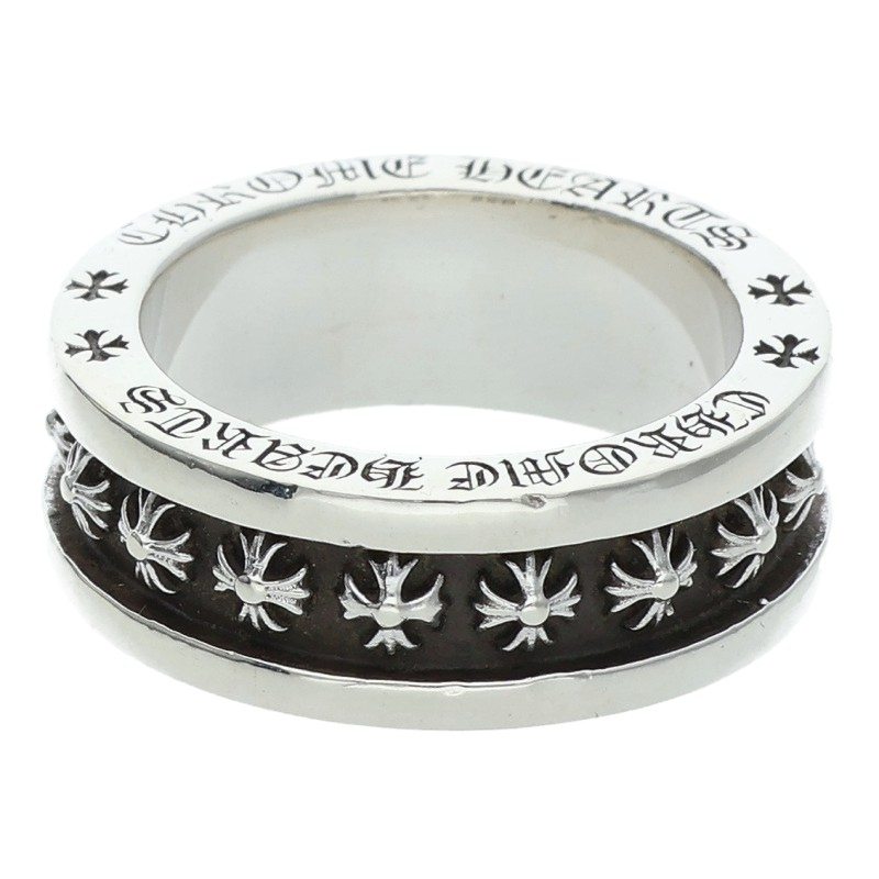 Chrome Hearts CH Plus Mini Silver Ring Size US 7