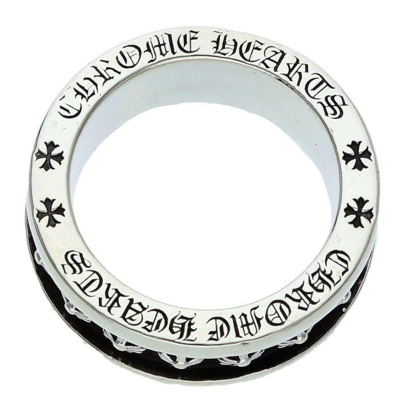 Chrome Hearts CH Plus Mini Silver Ring Size US 7