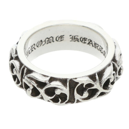 Chrome Hearts Eternity Vine Band Silver Ring Size US 8