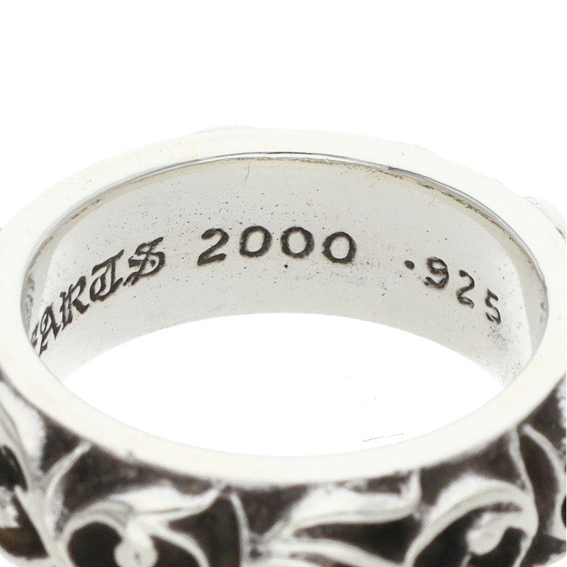 Chrome Hearts Eternity Vine Band Silver Ring Size US 8