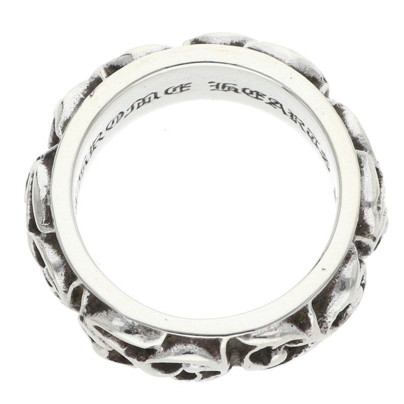 Chrome Hearts Eternity Vine Band Silver Ring Size US 8