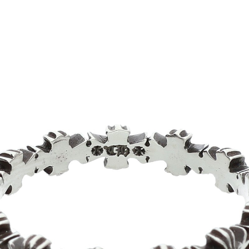 Chrome Hearts TINY E CH PLUS BAND Silver Ring Size JP 19