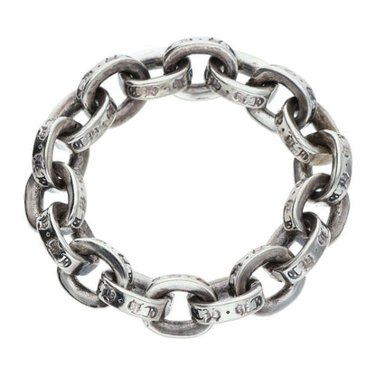 Chrome Hearts Paper Chain Silver Ring Size ONE SIZE