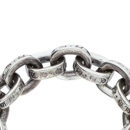 Chrome Hearts Paper Chain Silver Ring Size ONE SIZE
