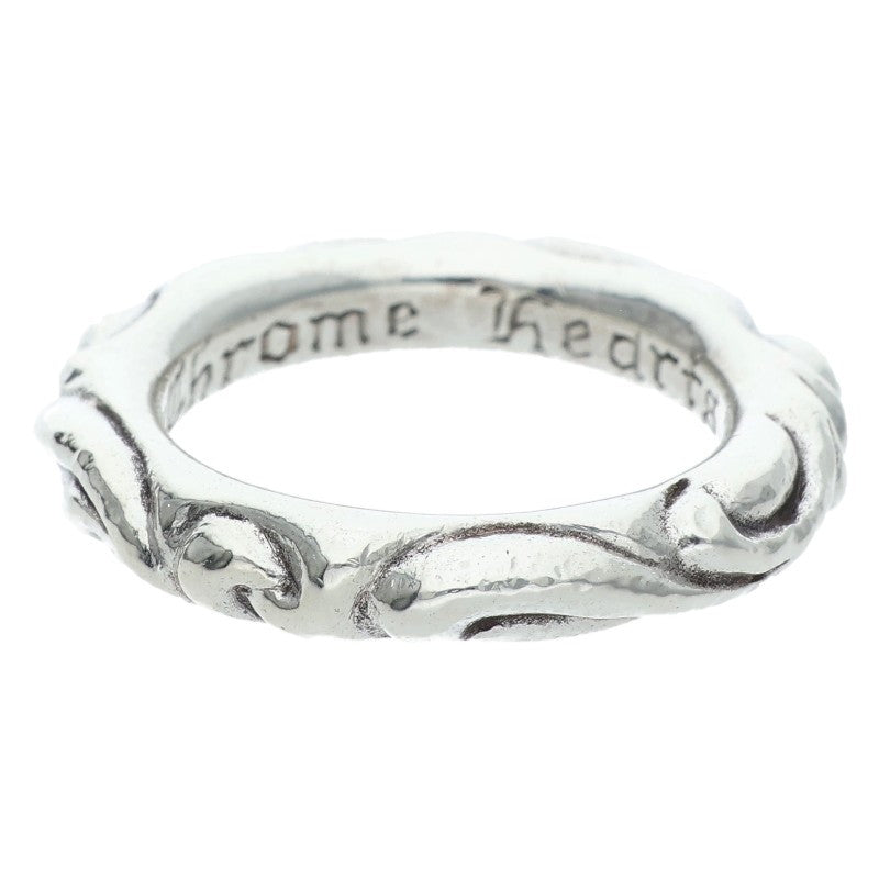 Chrome Hearts Scroll Band Silver Ring Size ONE SIZE