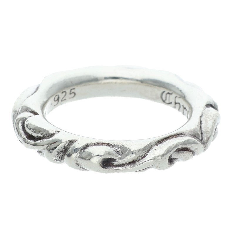 Chrome Hearts Scroll Band Silver Ring Size ONE SIZE