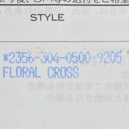 Chrome Hearts Floral Cross Silver Ring Size US 5.5