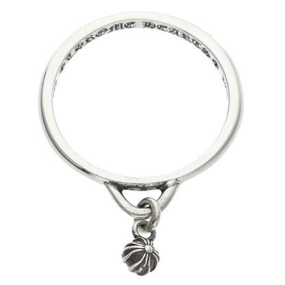 Chrome Hearts Stack Drop Bead Silver Ring Size US 6