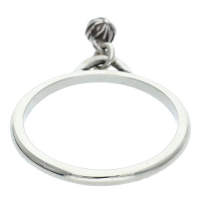 Chrome Hearts Stack Drop Bead Silver Ring Size US 6