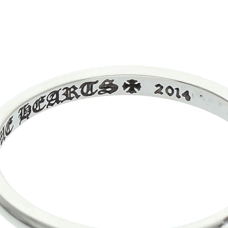 Chrome Hearts Stack Drop Bead Silver Ring Size US 6