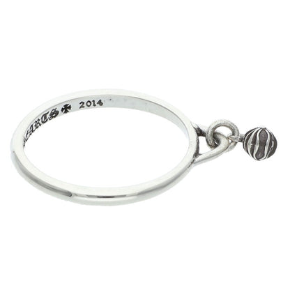 Chrome Hearts Stack Drop Bead Silver Ring Size US 6