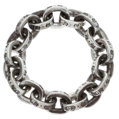 Chrome Hearts Paper Chain Silver Ring Size 12.5