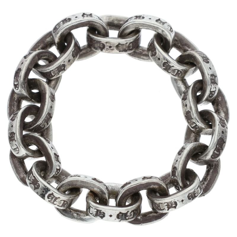 Chrome Hearts Paper Chain Silver Ring Size 12.5