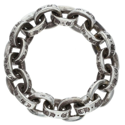 Chrome Hearts Paper Chain Silver Ring Size 12.5