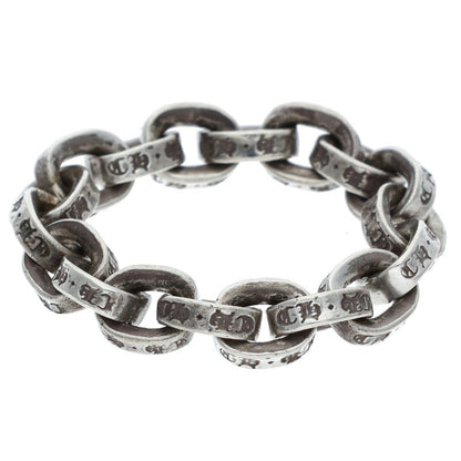Chrome Hearts Paper Chain Silver Ring Size 12.5