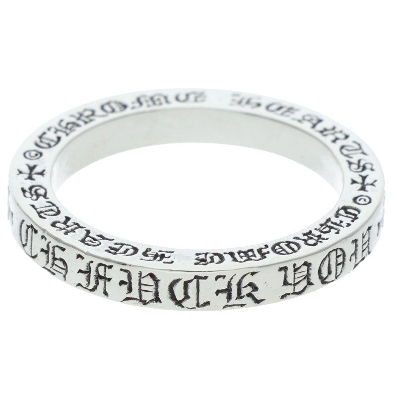 Chrome Hearts 3mm Spacer FUCKYOU Silver Ring Size ONE SIZE