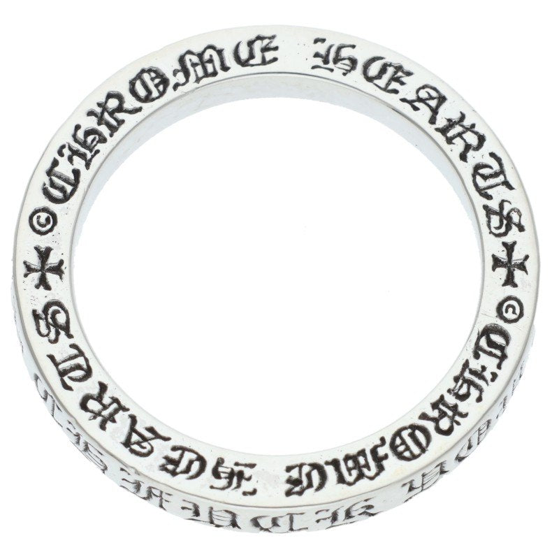 Chrome Hearts 3mm Spacer FUCKYOU Silver Ring Size ONE SIZE