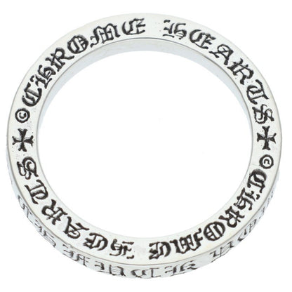 Chrome Hearts 3mm Spacer FUCKYOU Silver Ring Size ONE SIZE