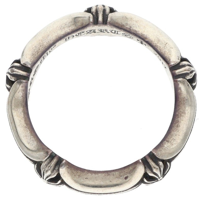 Chrome Hearts Plus And Bone Silver Ring Size ONE SIZE