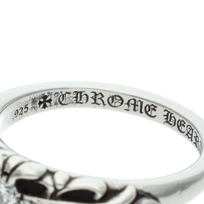 Chrome Hearts Baby Classic Floral Diamond Ring Size ONE SIZE