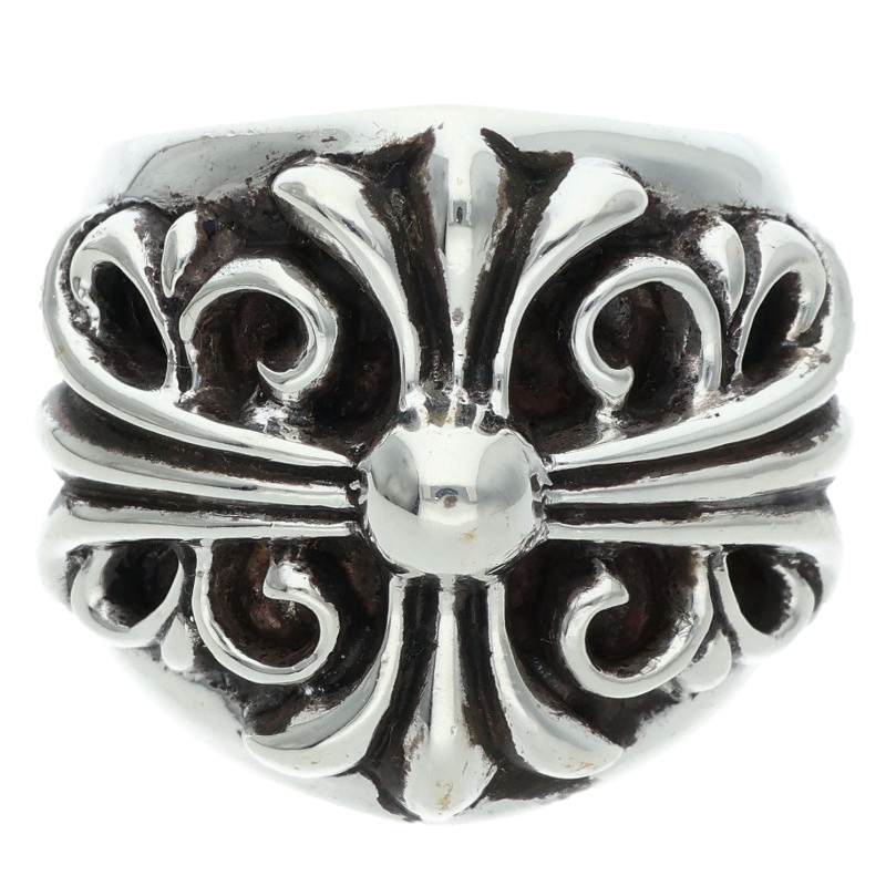 Chrome Hearts KEEPER Sterling Silver Ring Size US 6