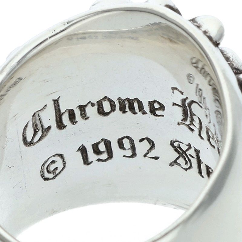 Chrome Hearts KEEPER Sterling Silver Ring Size US 6